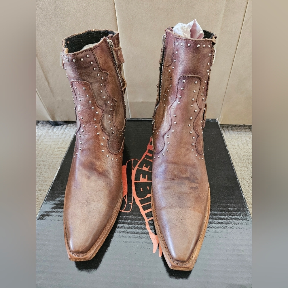Freebird Morgan Cognac Size 7